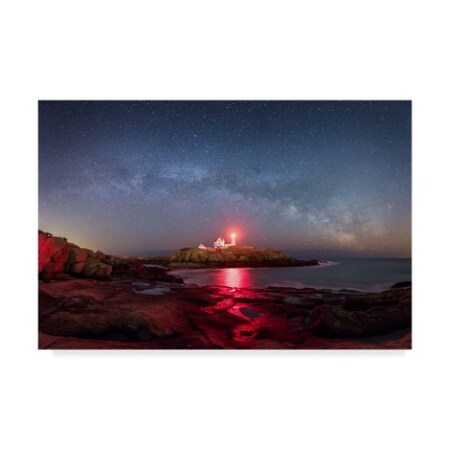 Trademark Fine Art Michael Blanchette Photography 'Arch Over Nubble' Canvas Art, 30x47 ALI21387-C3047GG